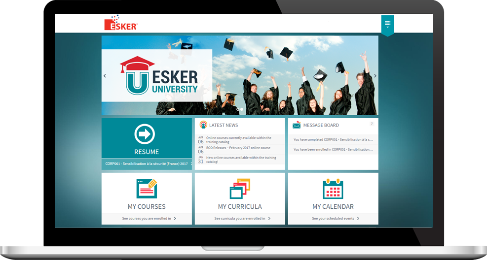 formación al software Esker on demand, quit paper 